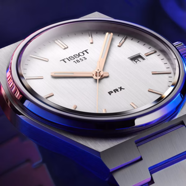 TISSOT 天梭 PRX 40mm 玫瑰金 70年代復刻石英錶 T137.410.11.031.00：圖片 8