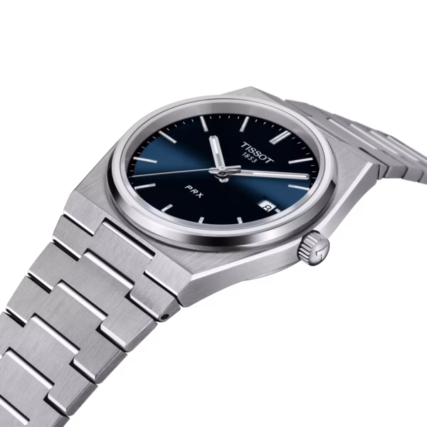 TISSOT 天梭 PRX 40mm 經典藍 70年代復刻石英錶 T137.410.11.041.00：圖片 5