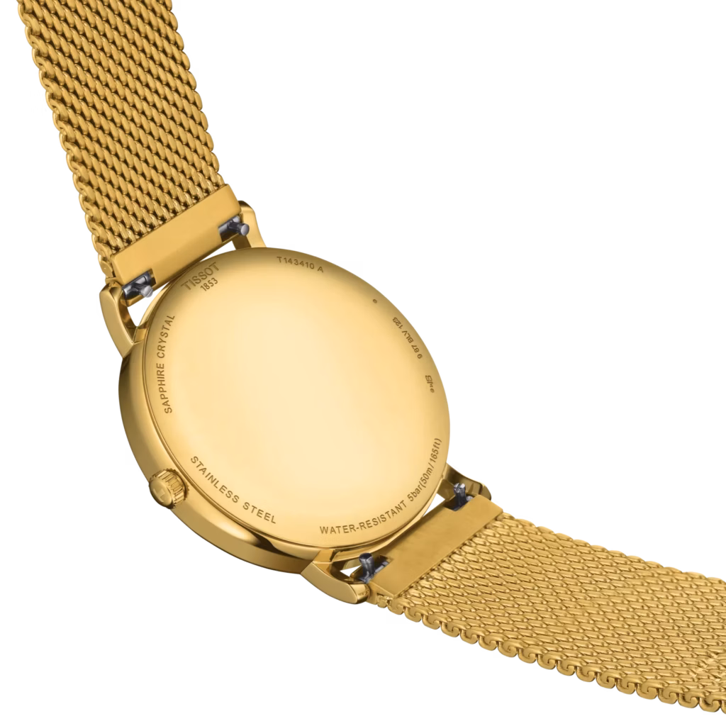 TISSOT 天梭 Everytime 40mm 典雅金 簡約三針腕錶 T143.410.33.021.00