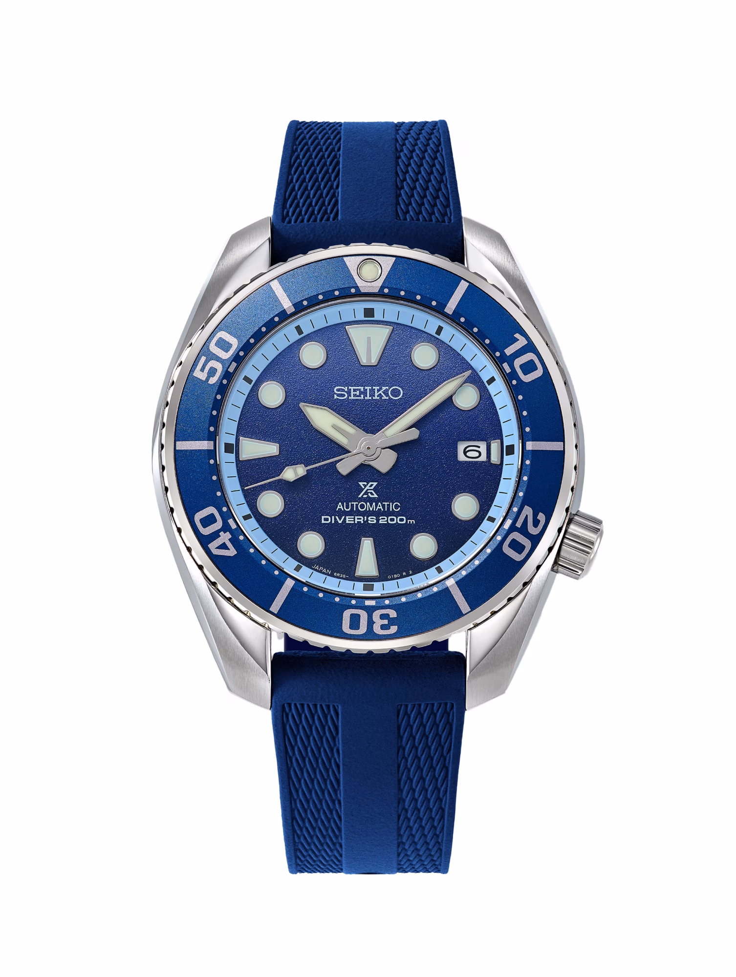 SEIKO 精工 PROSPEX SPB543J1 亞洲限量款 DIVER SCUBA 藍火火山 機械潛水錶 6R35-03N0B