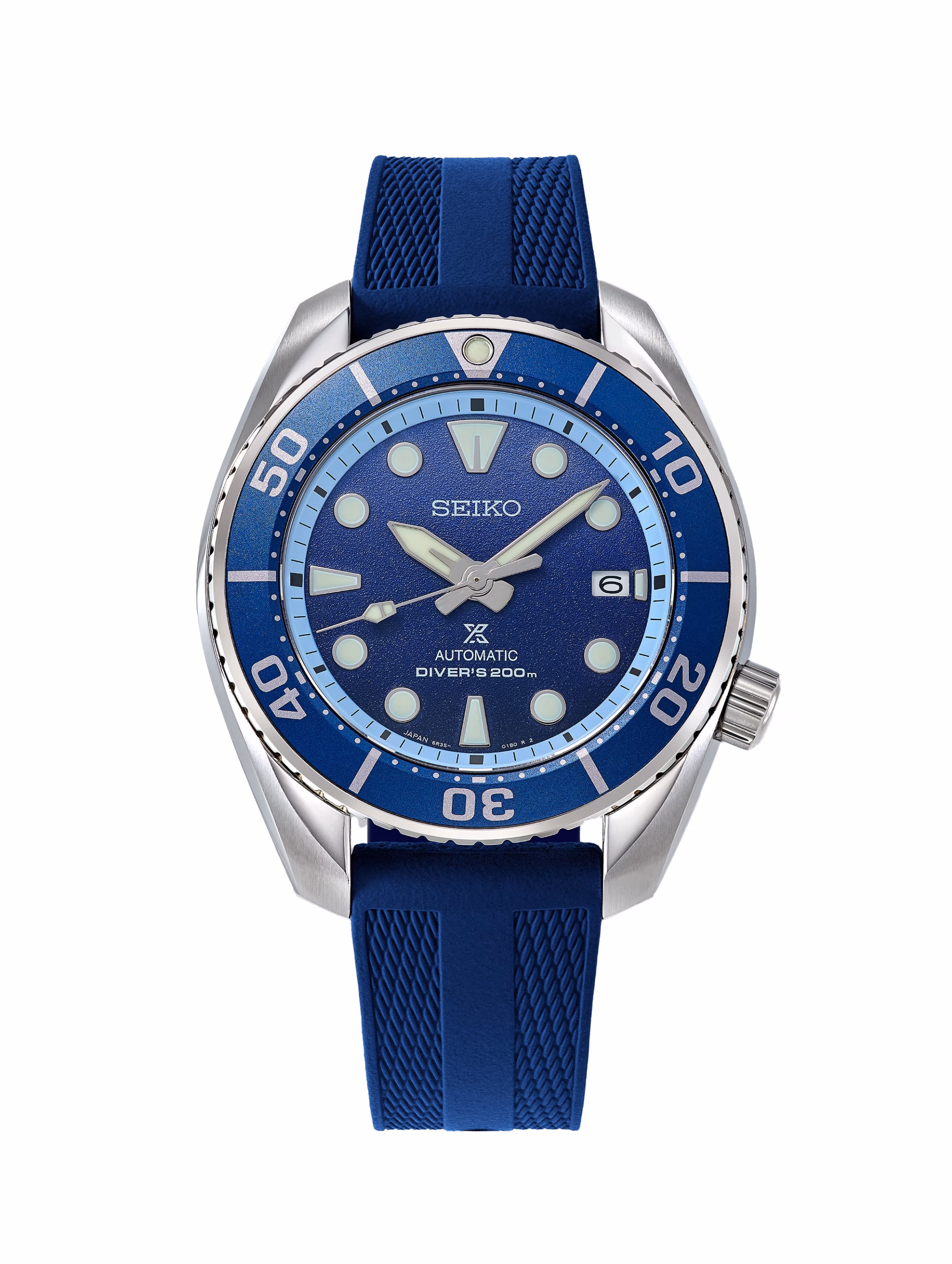 SEIKO 精工 PROSPEX SPB543J1 亞洲限量款 DIVER SCUBA 藍火火山 機械潛水錶 6R35-03N0B