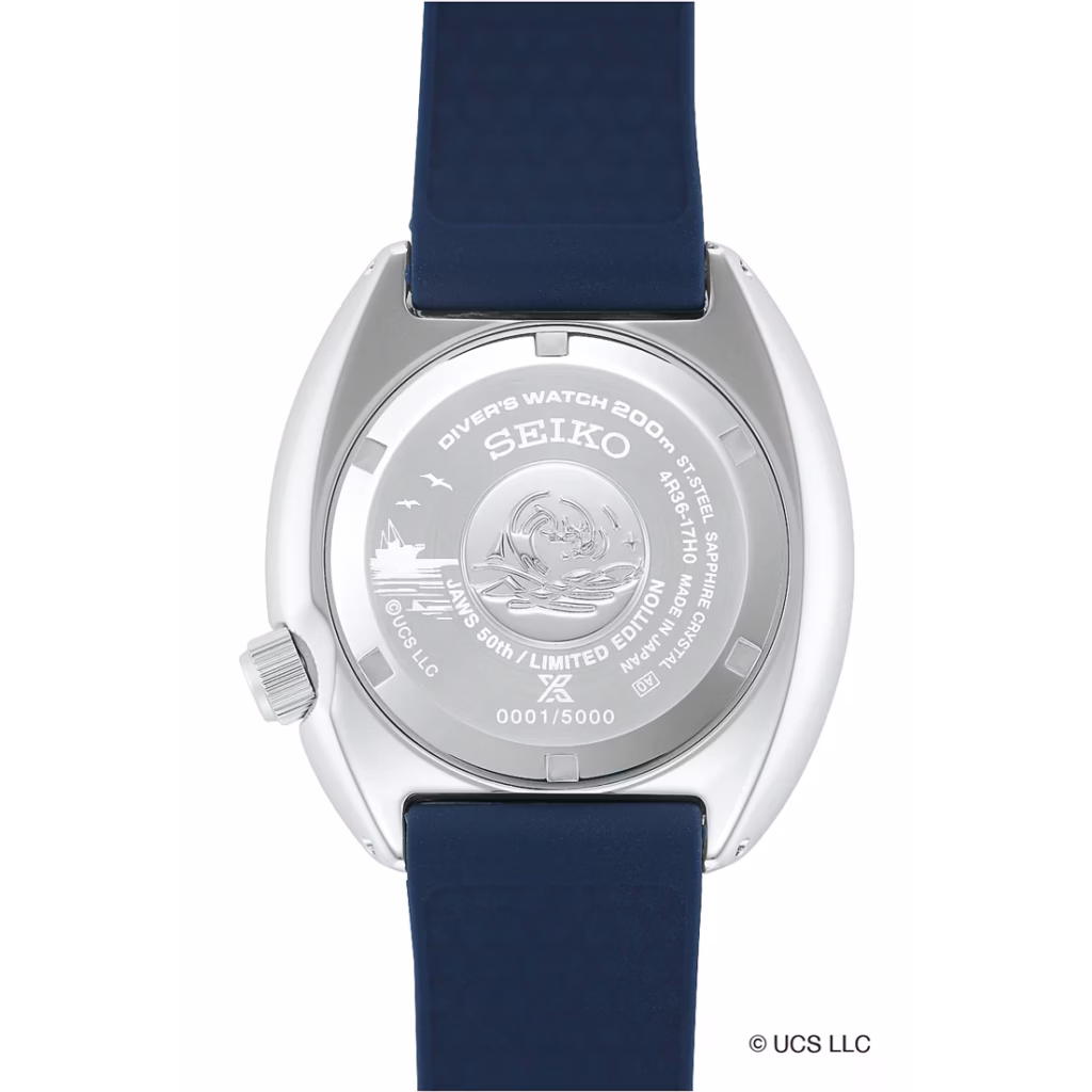 SEIKO 精工 PROSPEX SRPL81K1 JAWS 50th Anniversary Limited Edition 大白鯊50週年紀念 機械潛水錶 4R36-17H0B