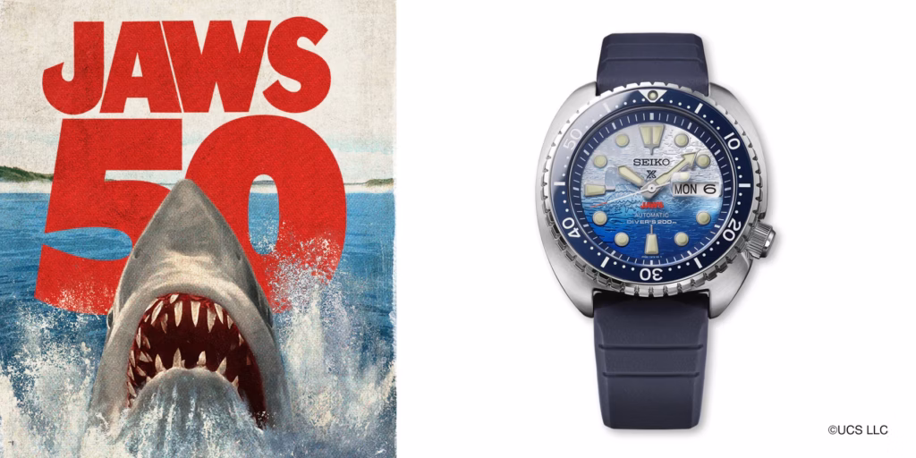 SEIKO 精工 PROSPEX SRPL81K1 JAWS 50th Anniversary Limited Edition 大白鯊50週年紀念 機械潛水錶 4R36-17H0B