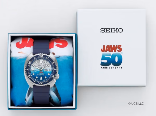 SEIKO 精工 PROSPEX SRPL81K1 JAWS 50th Anniversary Limited Edition 大白鯊50週年紀念 機械潛水錶 4R36-17H0B：圖片 8