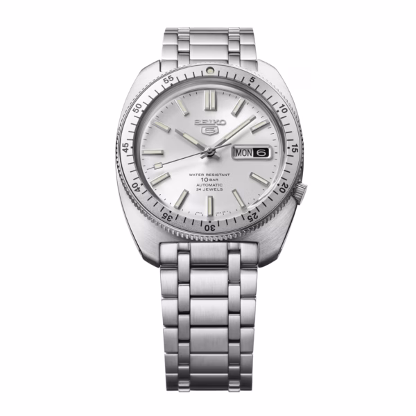 SEIKO 精工 5 Sports SRPL91K1 ‘Gene Kranz’ Limited Edition 60年代復刻限量 經典銀機械錶 4R36-17S0S：圖片 4
