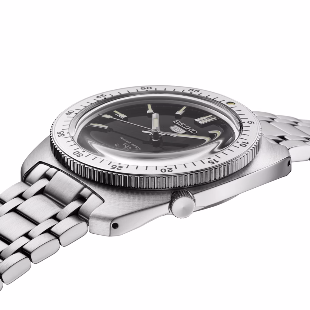 SEIKO 精工 5 Sports SRPL93K1 ‘Gene Kranz’ Limited Edition 60年代復刻限量 經典黑機械錶 4R36-18F0D