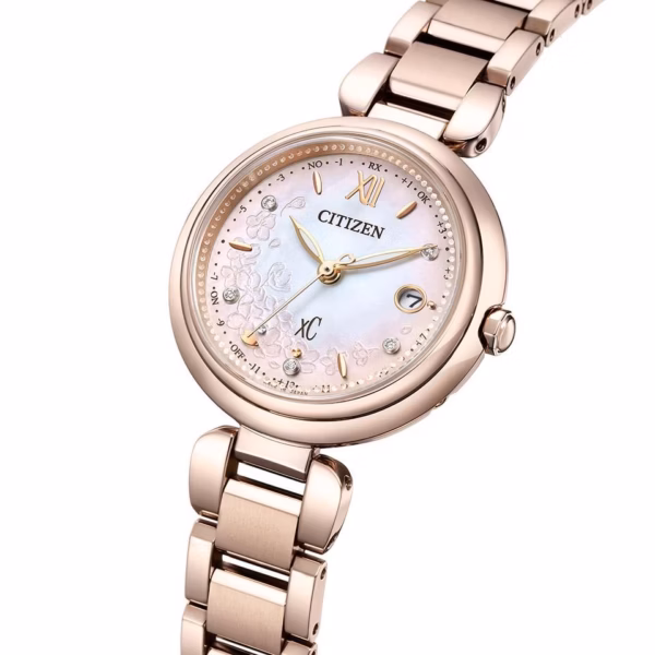 CITIZEN 星辰 xC mizu collection 水系列 白蝶貝櫻花限定 光動能電波女錶 ES9467-89N：圖片 5