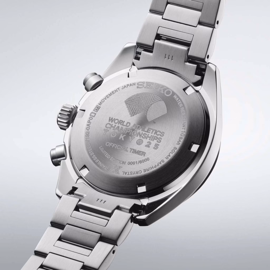 SEIKO 精工 PROSPEX SSC955P1 SPEEDTIMER 江戶紫 2025世界田徑錦標賽限量款 太陽能計時腕錶 V192-0AP0P