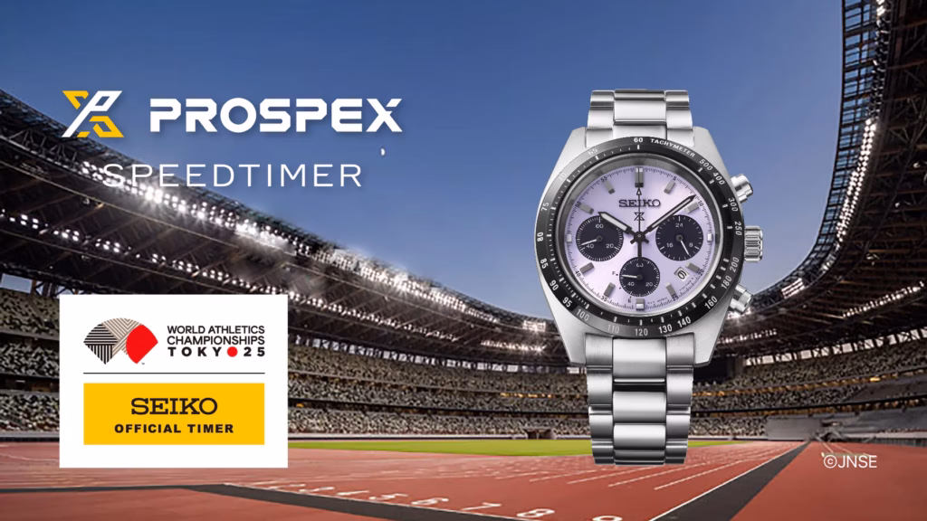 SEIKO 精工 PROSPEX SSC955P1 SPEEDTIMER 江戶紫 2025世界田徑錦標賽限量款 太陽能計時腕錶 V192-0AP0P