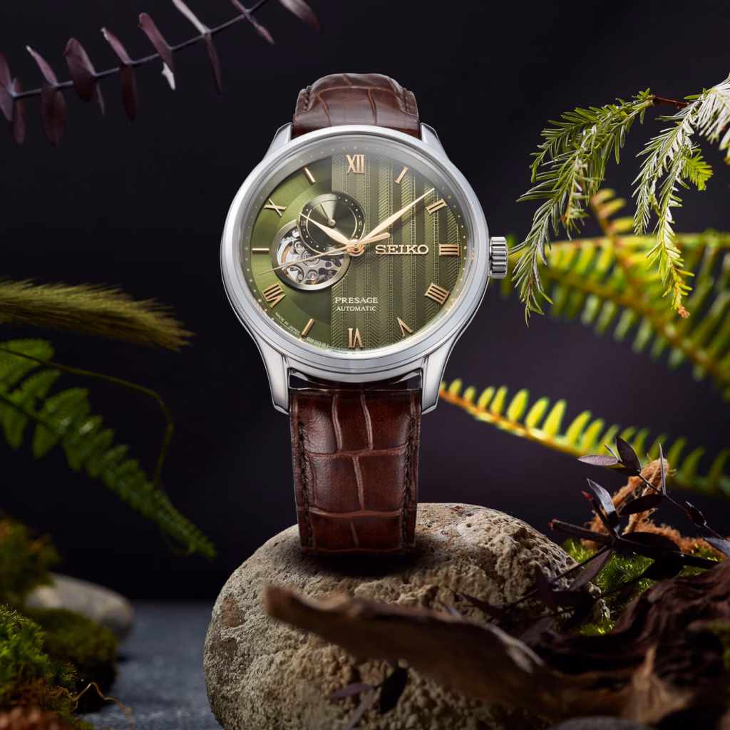 SEIKO 精工 Presage SRPL97J1 日式庭園系列 落羽松 台灣限定 開芯機械錶 4R39-00W0J