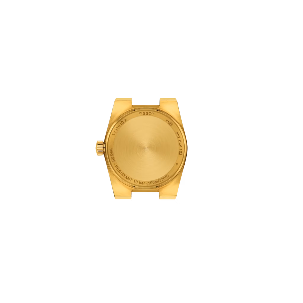 TISSOT 天梭 PRX 25mm 金色 70年代復刻石英女錶 T137.010.33.021.00