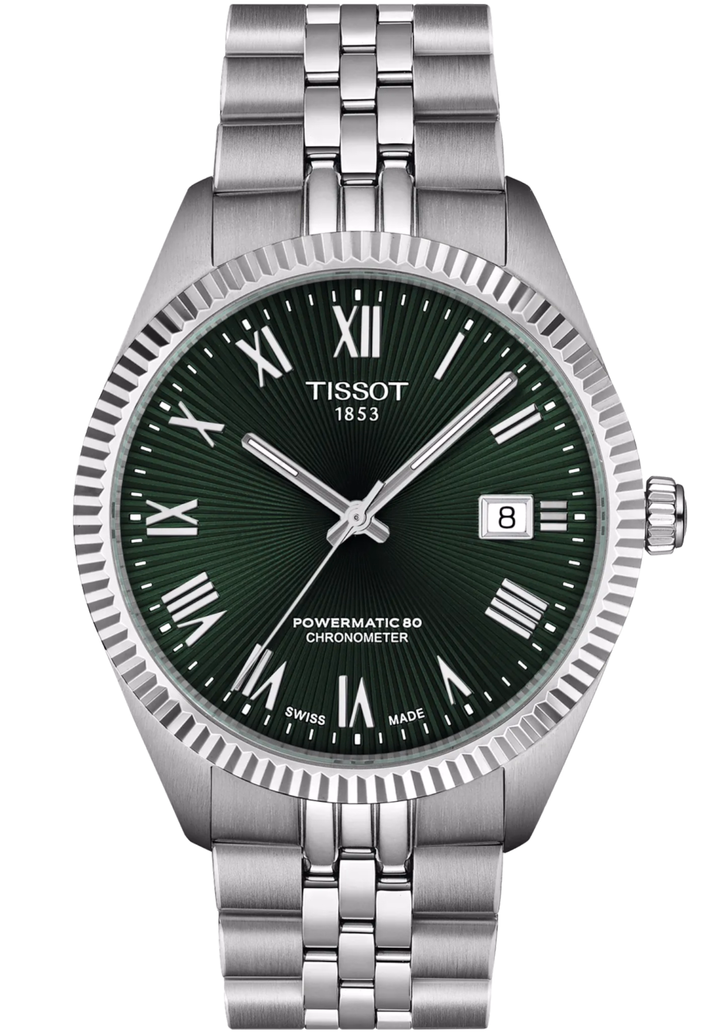 TISSOT 天梭 Ballade Powermatic 80 COSC 39mm 寶環系列 經典綠 T156.408.11.093.00