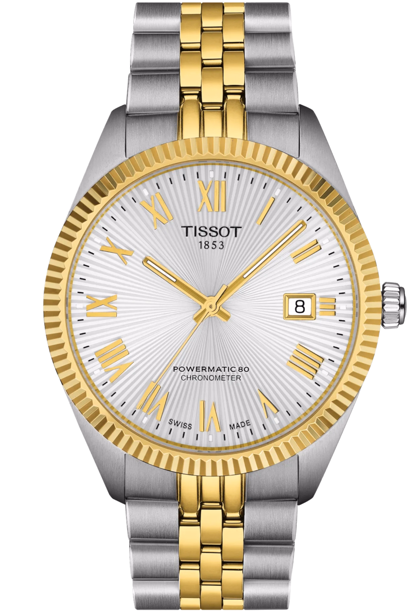 TISSOT 天梭 Ballade Powermatic 80 COSC 39mm 寶環系列 金色 T156.408.22.033.00