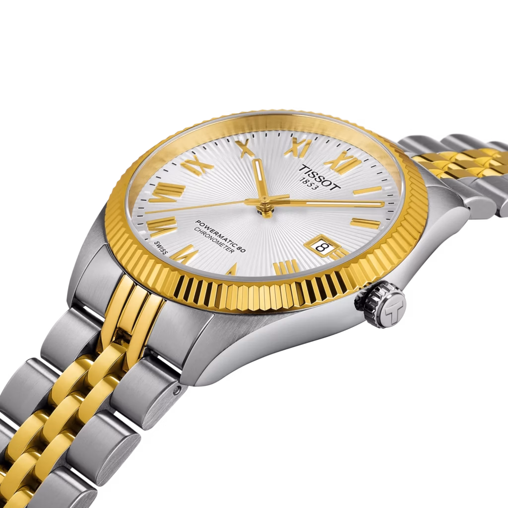 TISSOT 天梭 Ballade Powermatic 80 COSC 39mm 寶環系列 金色 T156.408.22.033.00