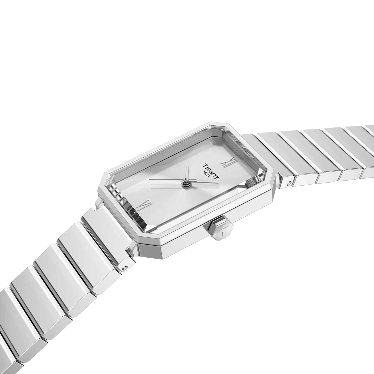 TISSOT 天梭 SRV 30mm 經典銀 方形女裝腕錶 T160.110.11.033.00