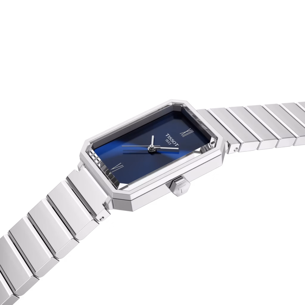 TISSOT 天梭 SRV 30mm 經典藍 方形女裝腕錶 T160.110.11.043.00