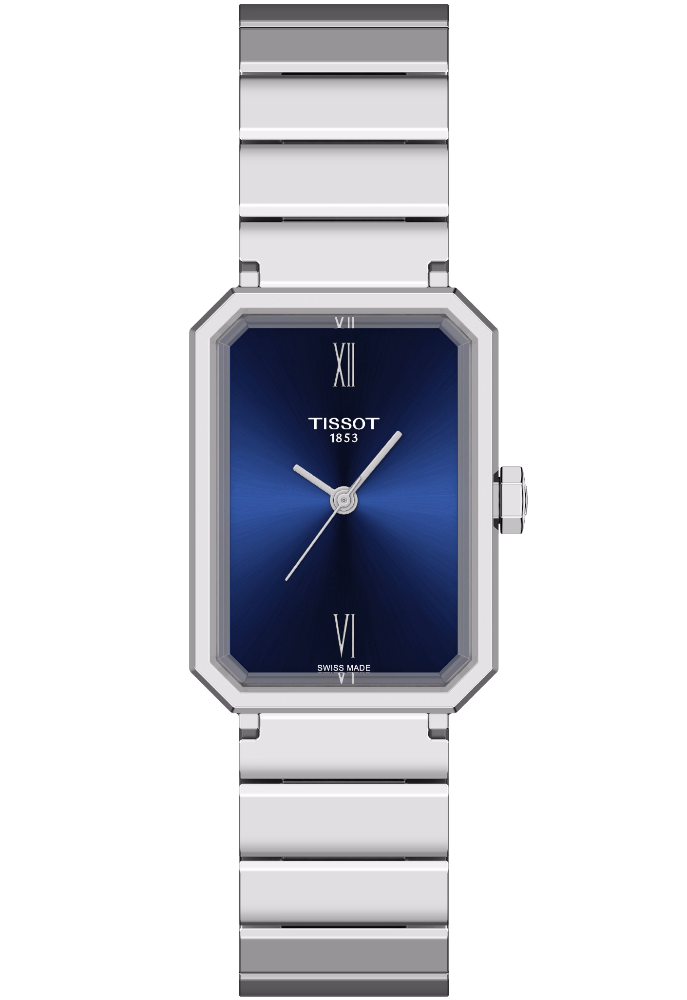 TISSOT 天梭 SRV 30mm 經典藍 方形女裝腕錶 T160.110.11.043.00