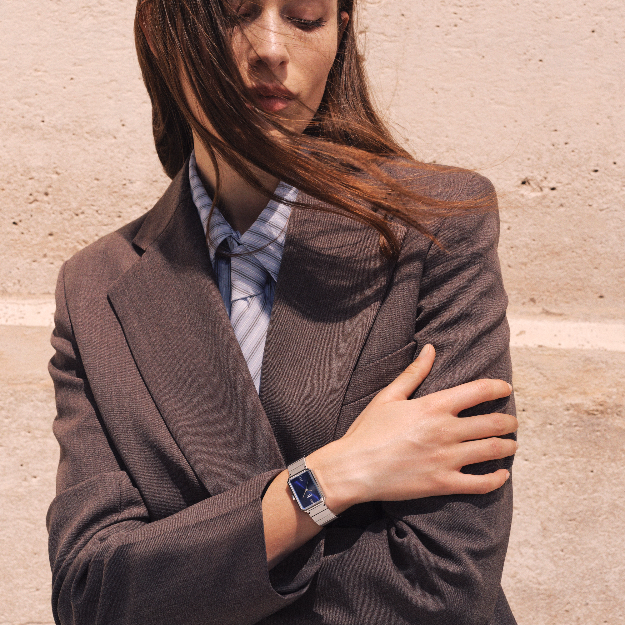 TISSOT 天梭 SRV 30mm 經典藍 方形女裝腕錶 T160.110.11.043.00