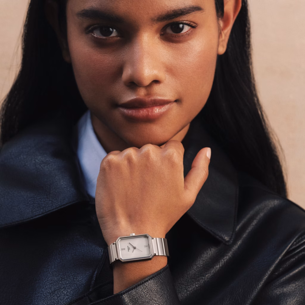 TISSOT 天梭 SRV 30mm 經典銀 方形女裝腕錶 T160.110.11.033.00