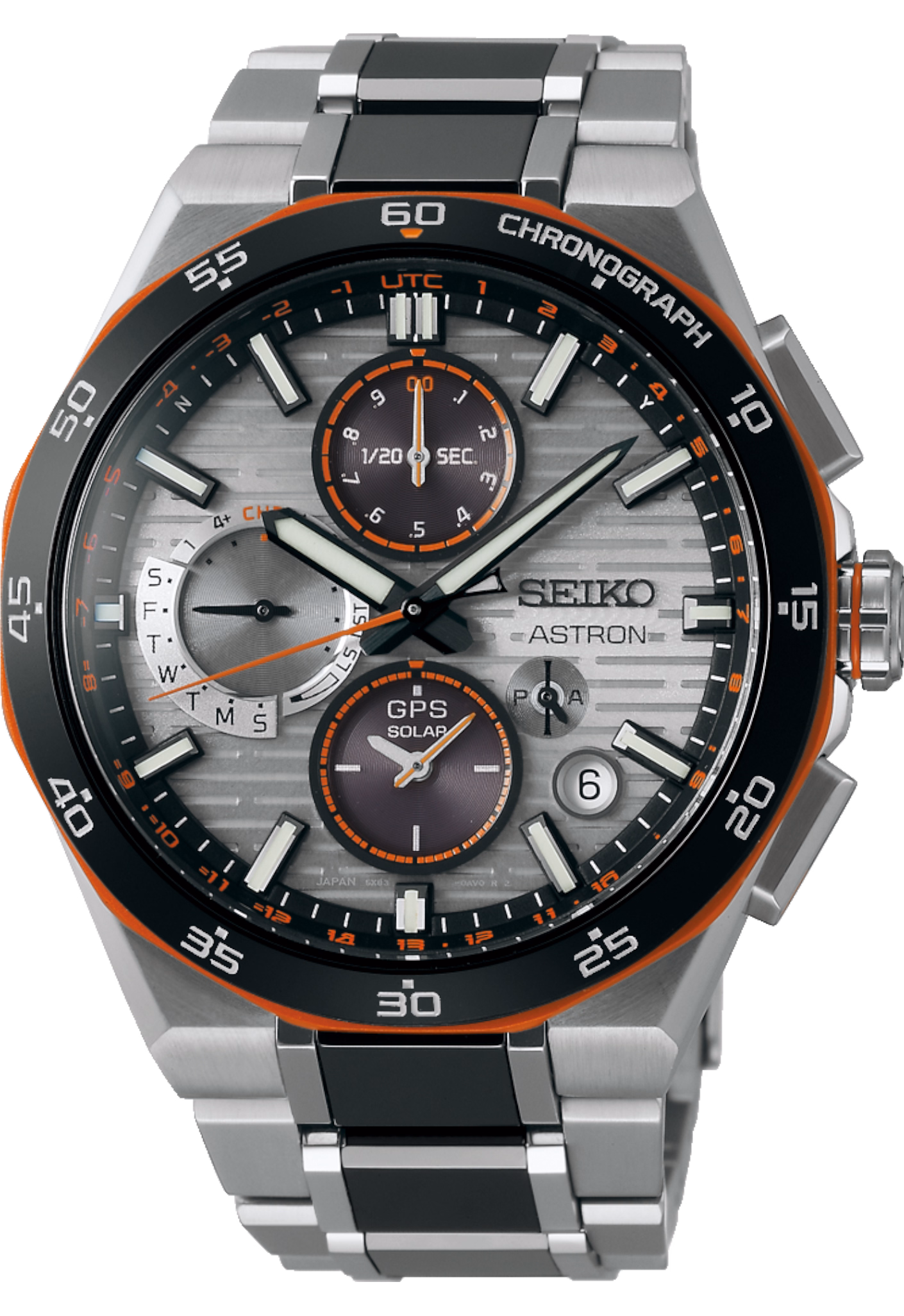 SEIKO 精工 ASTRON SSH183J1 Nexter 2025 Limited Edition 橙黑運動款 GPS太陽能計時碼錶 5X83-0AS0N