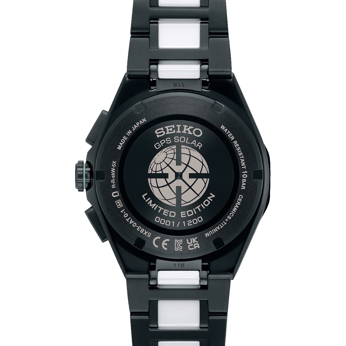 SEIKO 精工 ASTRON SSH185J1 Nexter 2025 Limited Edition 白黑對比款 GPS太陽能計時碼錶 5X83-0AT0G