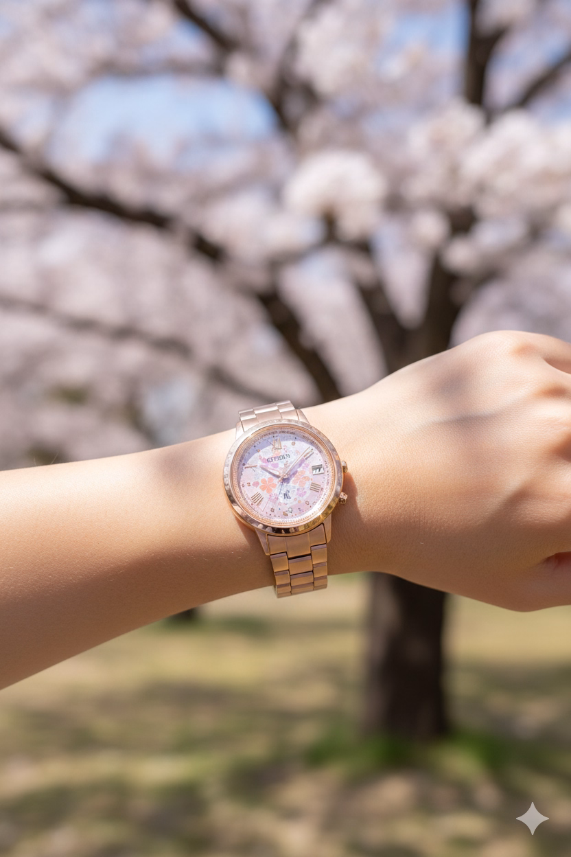 CITIZEN 星辰 xC 30週年 田馥甄配戴 花曜日台灣限定款 鈦金屬電波女錶 CB1135-52N