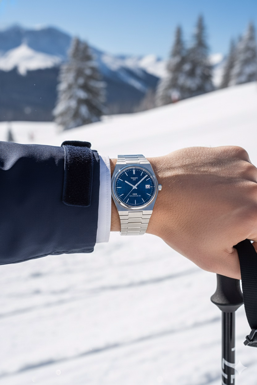 TISSOT 天梭 PRX Titanium Powermatic 80 38mm 海藍 鈦金屬機械錶 T137.807.44.041.00