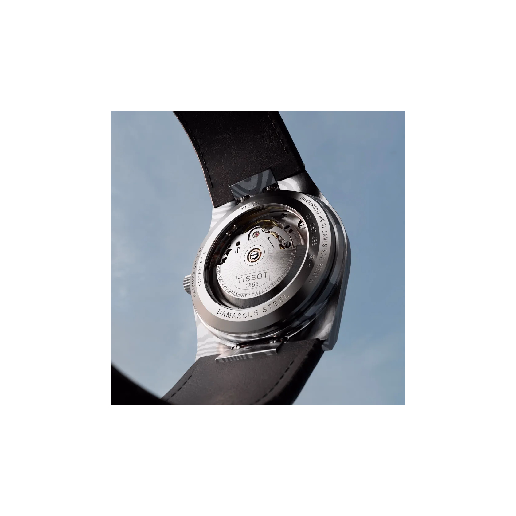 TISSOT 天梭 PRX Damascus Steel 38mm 大馬士革鋼機械錶 T137.807.96.081.00