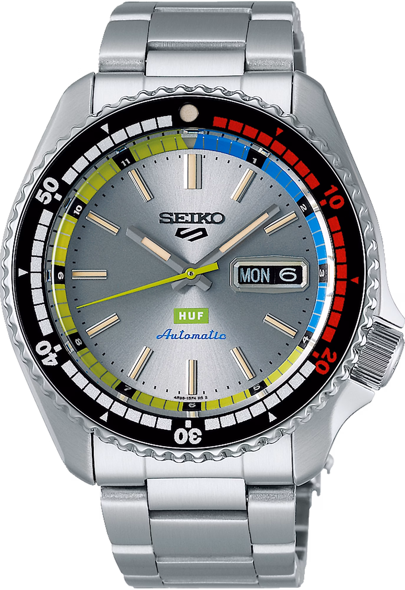 SEIKO 精工 5 Sports SRPL33K1 Regatta Timer HUF Limited Edition 限量聯名款 4R36-16J0N