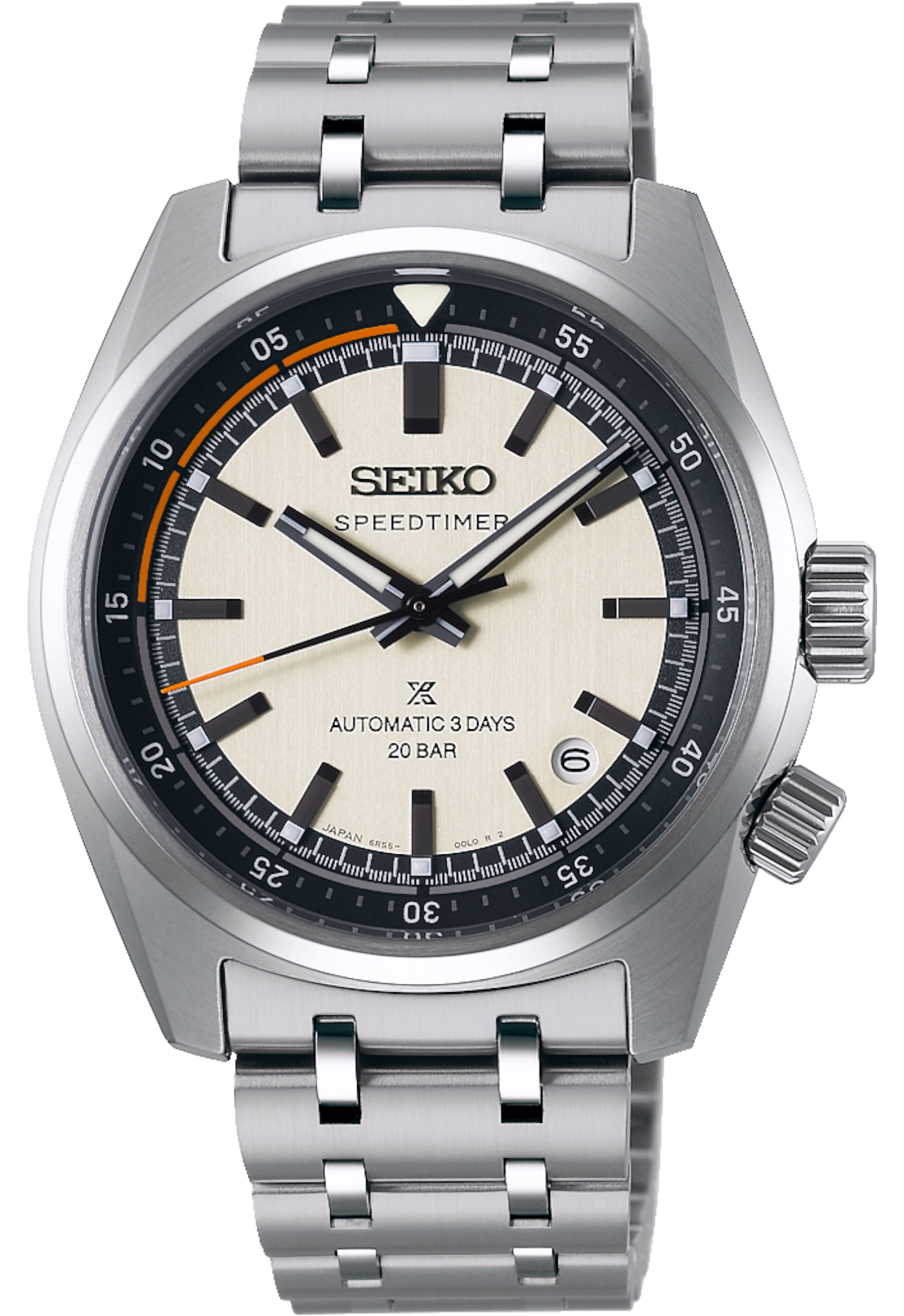 SEIKO 精工 PROSPEX SPB513J1 SPEEDTIMER 三日鍊 潛水機械腕錶 6R55-00L0S