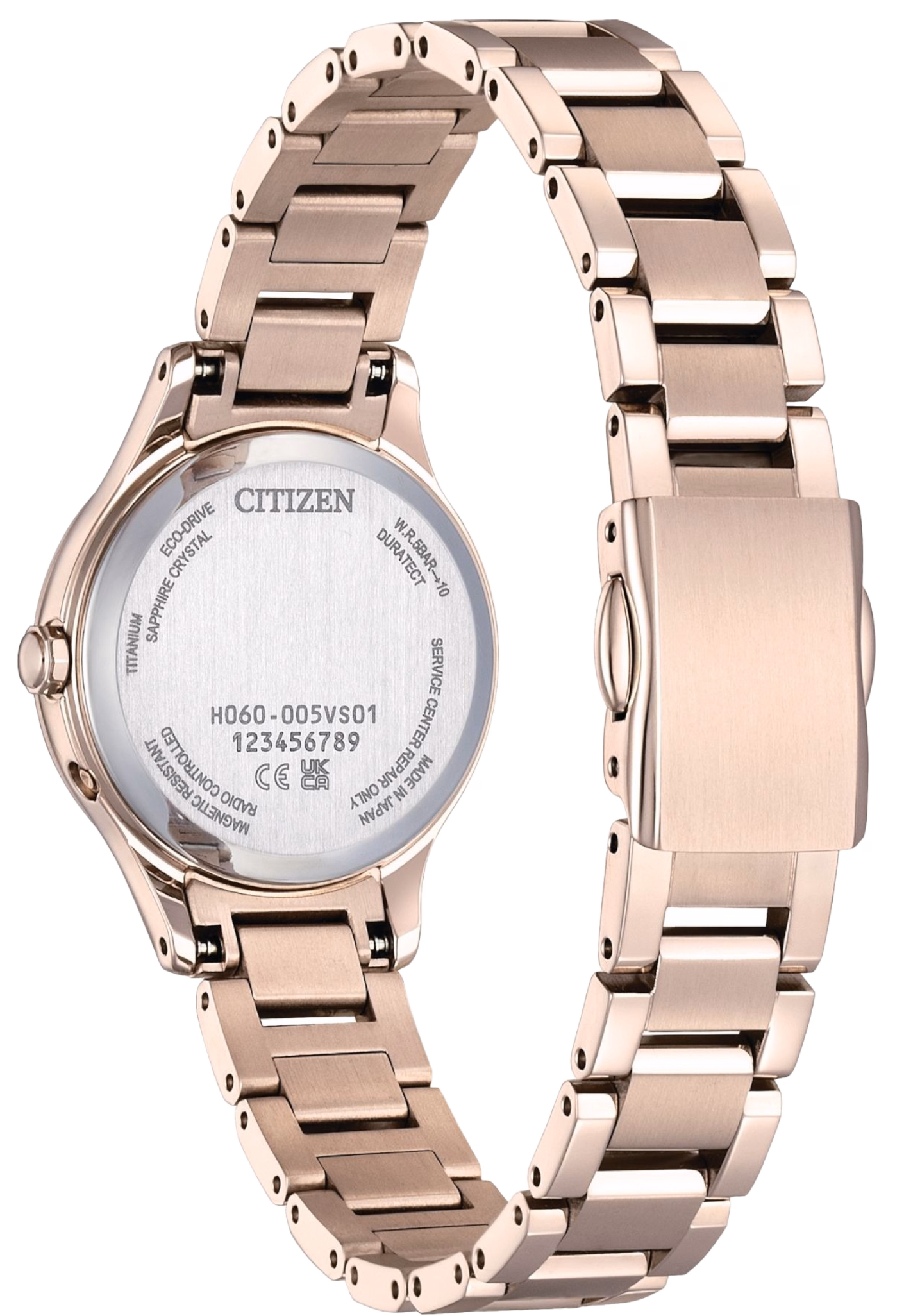 CITIZEN 星辰 xC hikari collection 光系列 限定 粉色山茶花 光動能電波女錶 ES9498-69N：圖片 3