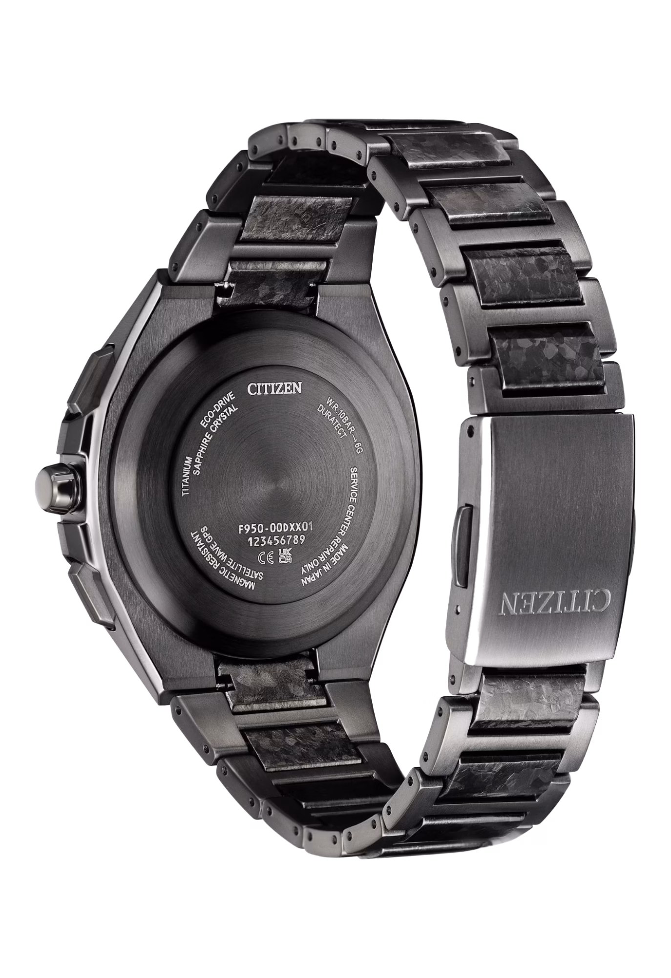 CITIZEN 星辰 ATTESA ACT Line 曜鈦八角系列 限量光動能GPS衛星對時錶 CC4107-80H