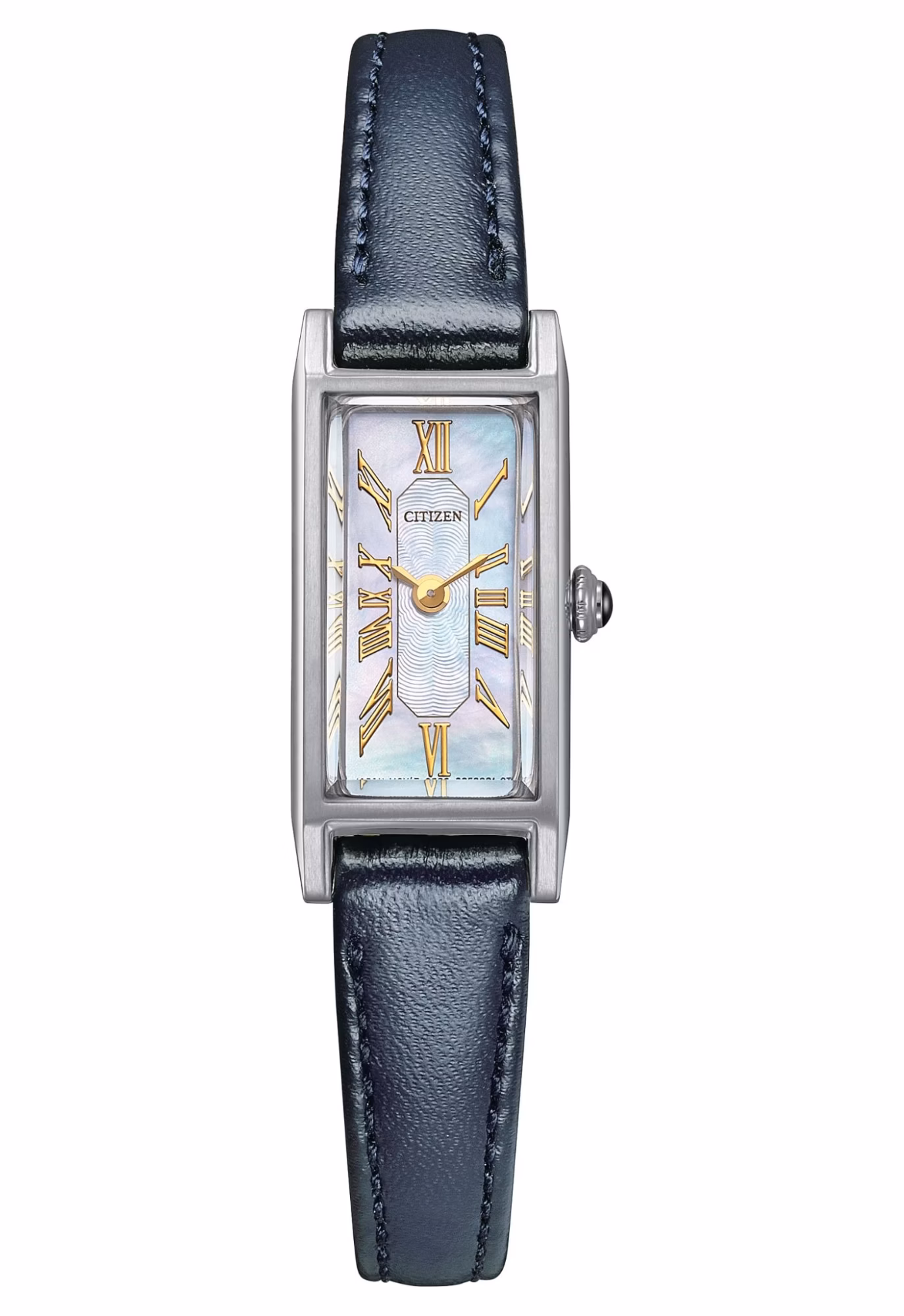 CITIZEN 星辰 LADY'S 限量方形復古 光動能女錶 EG7040-74D
