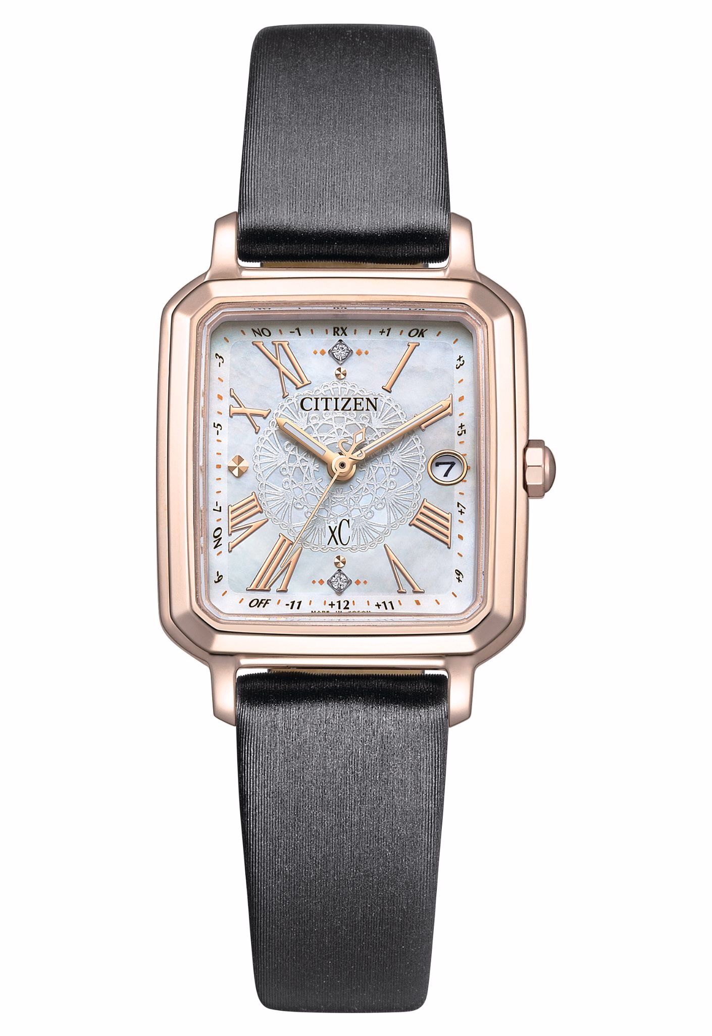 Citizen 星辰錶 XC 限量光動能電波白蝶貝女錶ES9506-54N：圖片 2