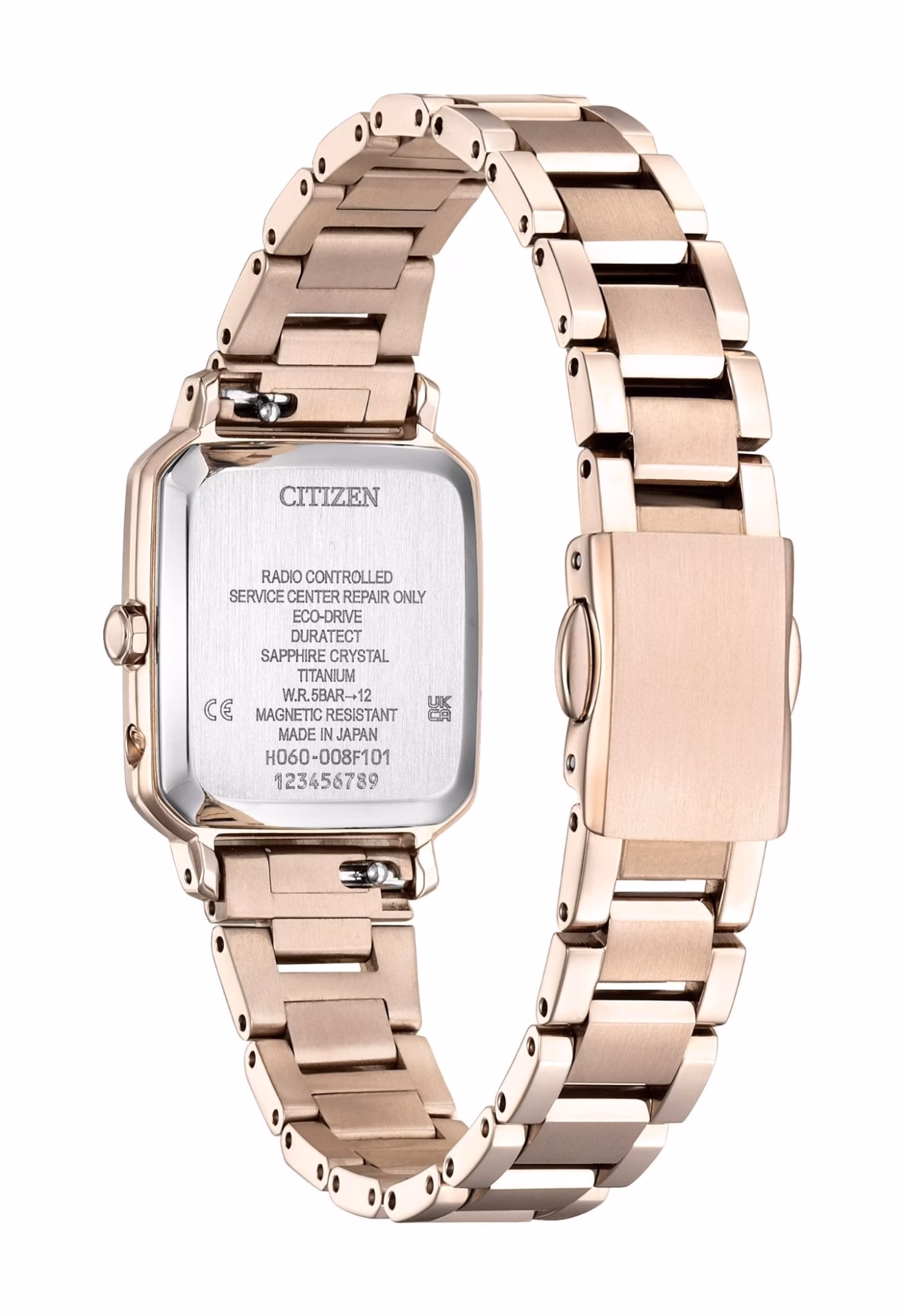 Citizen 星辰錶 XC 限量光動能電波白蝶貝女錶ES9506-54N