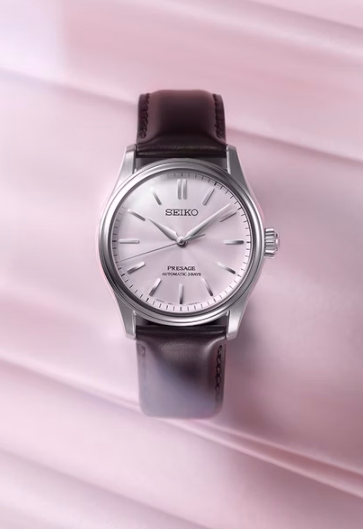 SEIKO 精工 Presage HCC003J1 經典櫻色機械錶 6R51-00G0J：圖片 3