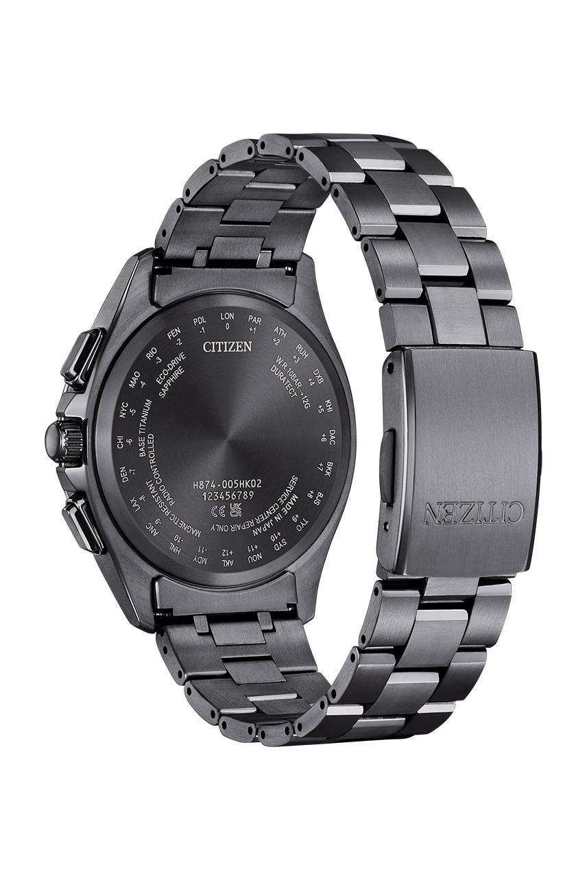 CITIZEN 星辰 ATTESA 血月限定款 限量光動能全球電波時計月相錶 BY1005-73Z
