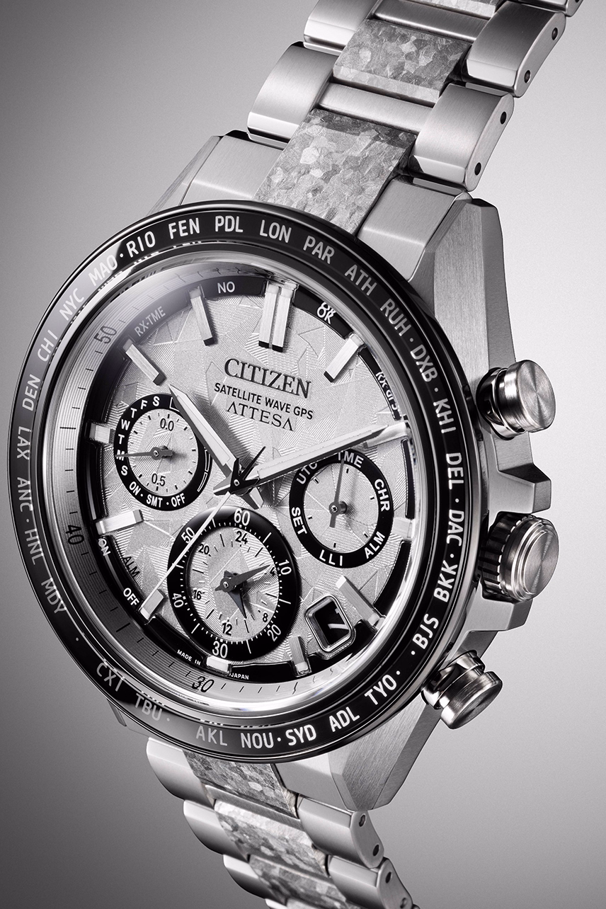 CITIZEN 星辰 ATTESA Platinum Shine 系列 限量光動能GPS衛星對時錶 CC4076-65A