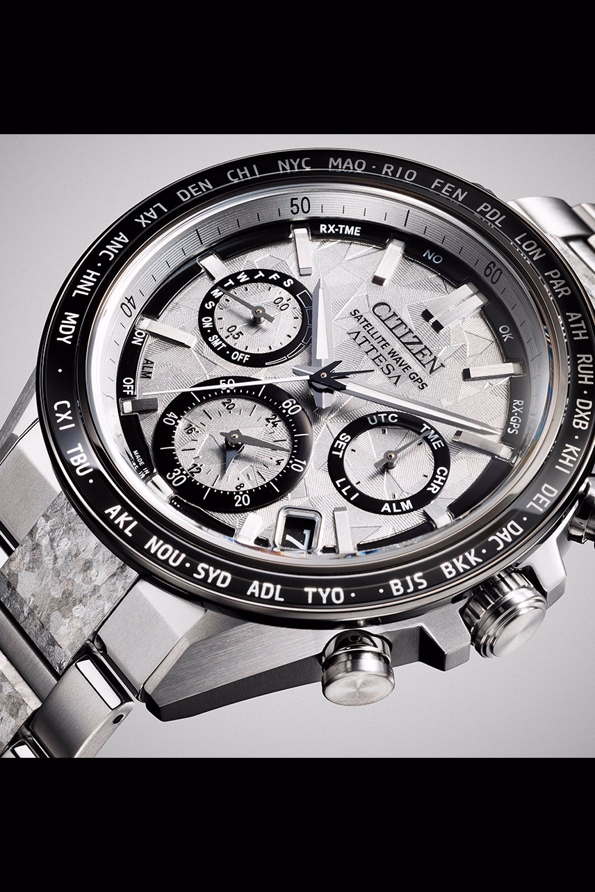 CITIZEN 星辰 ATTESA Platinum Shine 系列 限量光動能GPS衛星對時錶 CC4076-65A