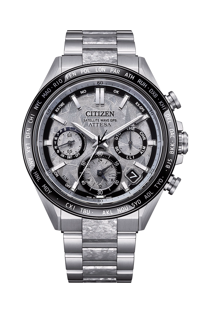 CITIZEN 星辰 ATTESA Platinum Shine 系列 限量光動能GPS衛星對時錶 CC4076-65A