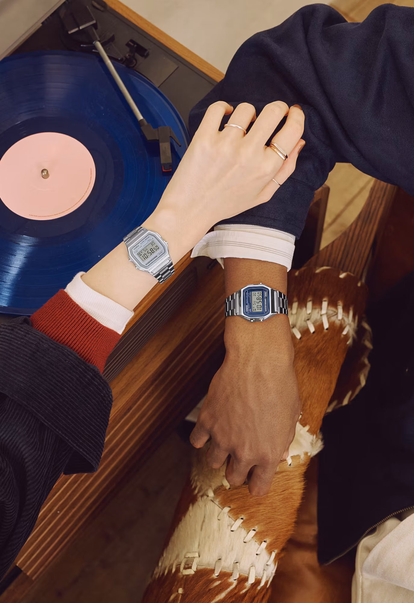 CASIO 卡西歐 A158WEA-7 白色  復古方形腕錶