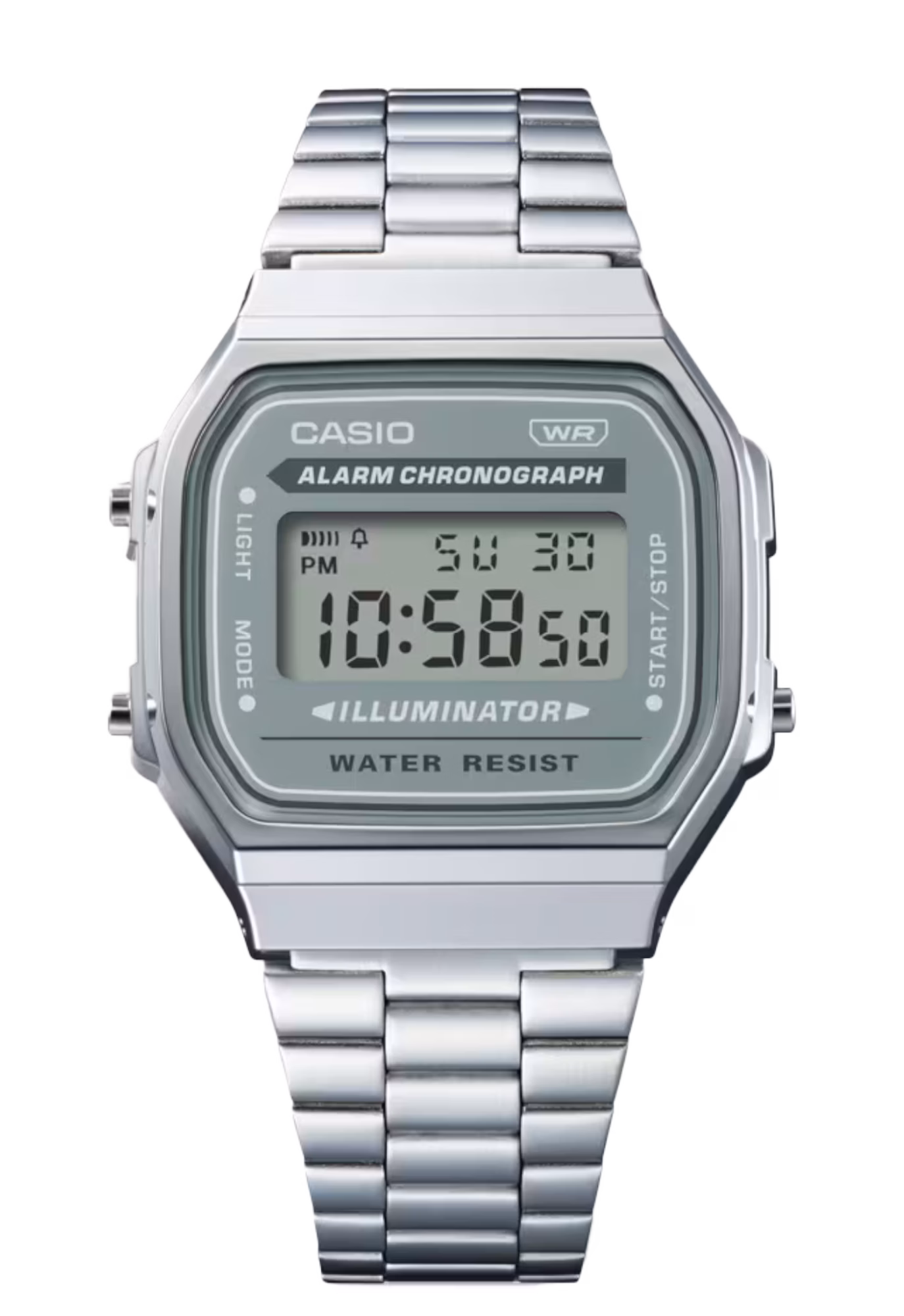 CASIO 卡西歐 A168WA-3AY 綠色 復古方形腕錶