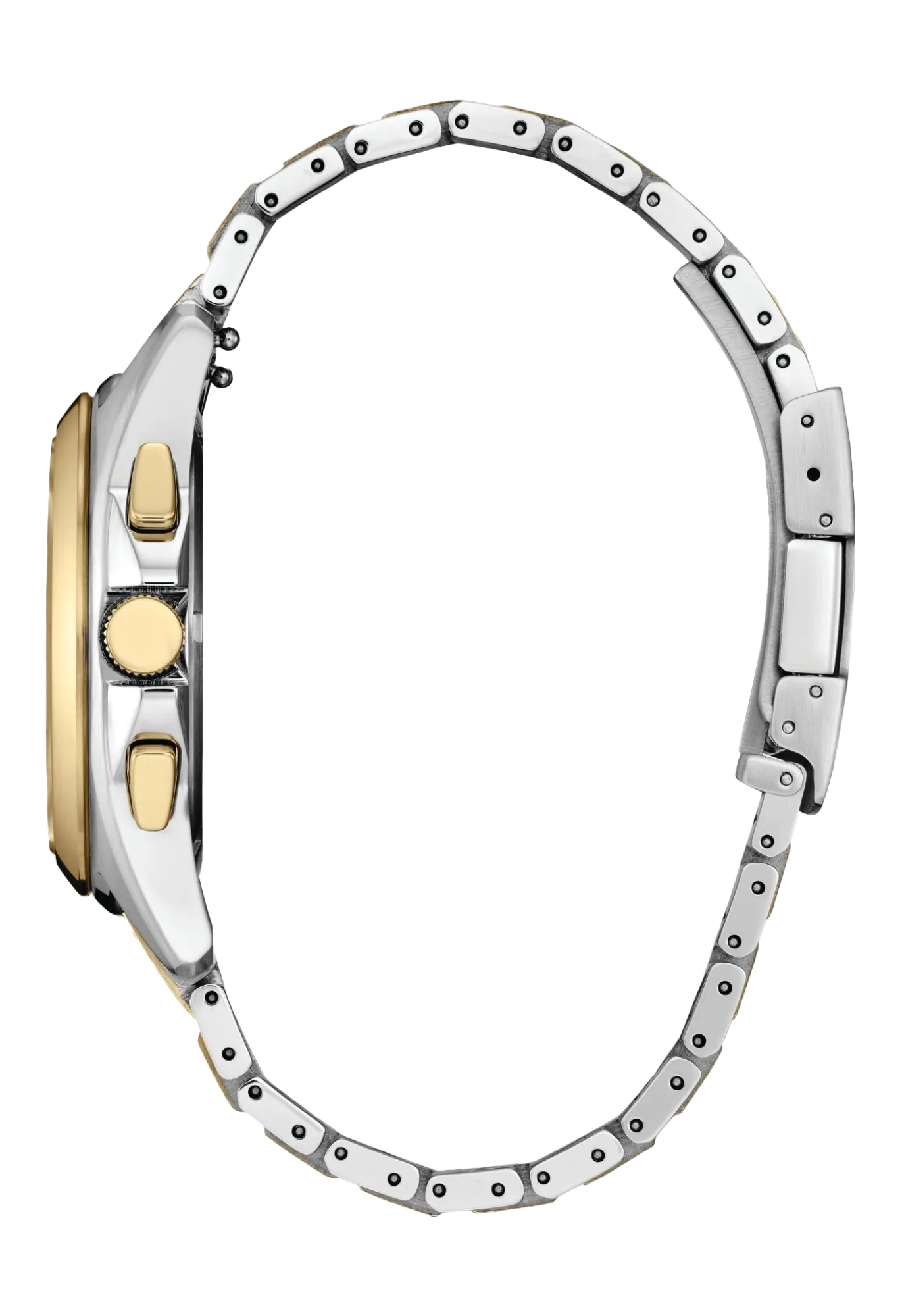 CITIZEN 星辰 Chronograph 金色 三眼計時光動能男錶 CA4684-54X