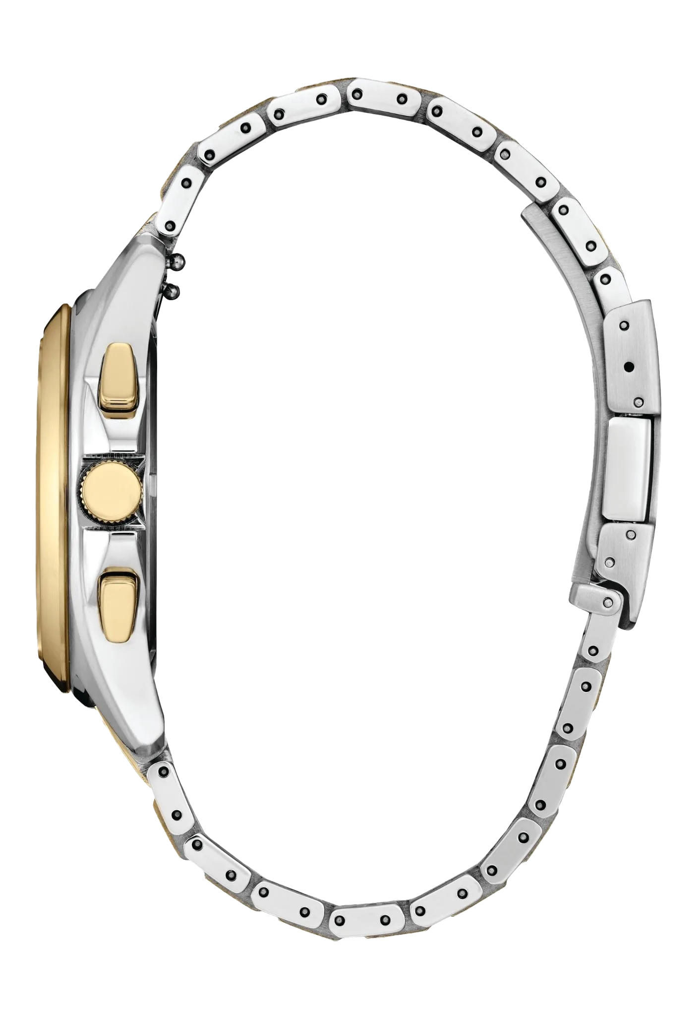 CITIZEN 星辰 Chronograph 金色 三眼計時光動能男錶 CA4684-54X：圖片 3