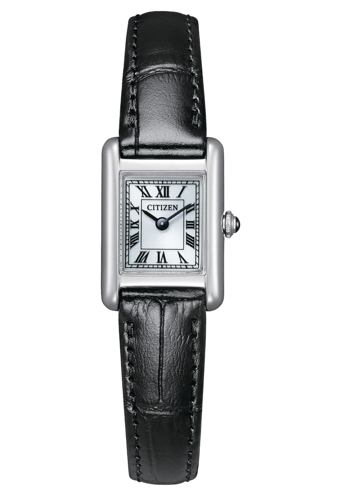 CITIZEN 星辰 LADY'S 方形復古 光動能女錶 EG2790-12A