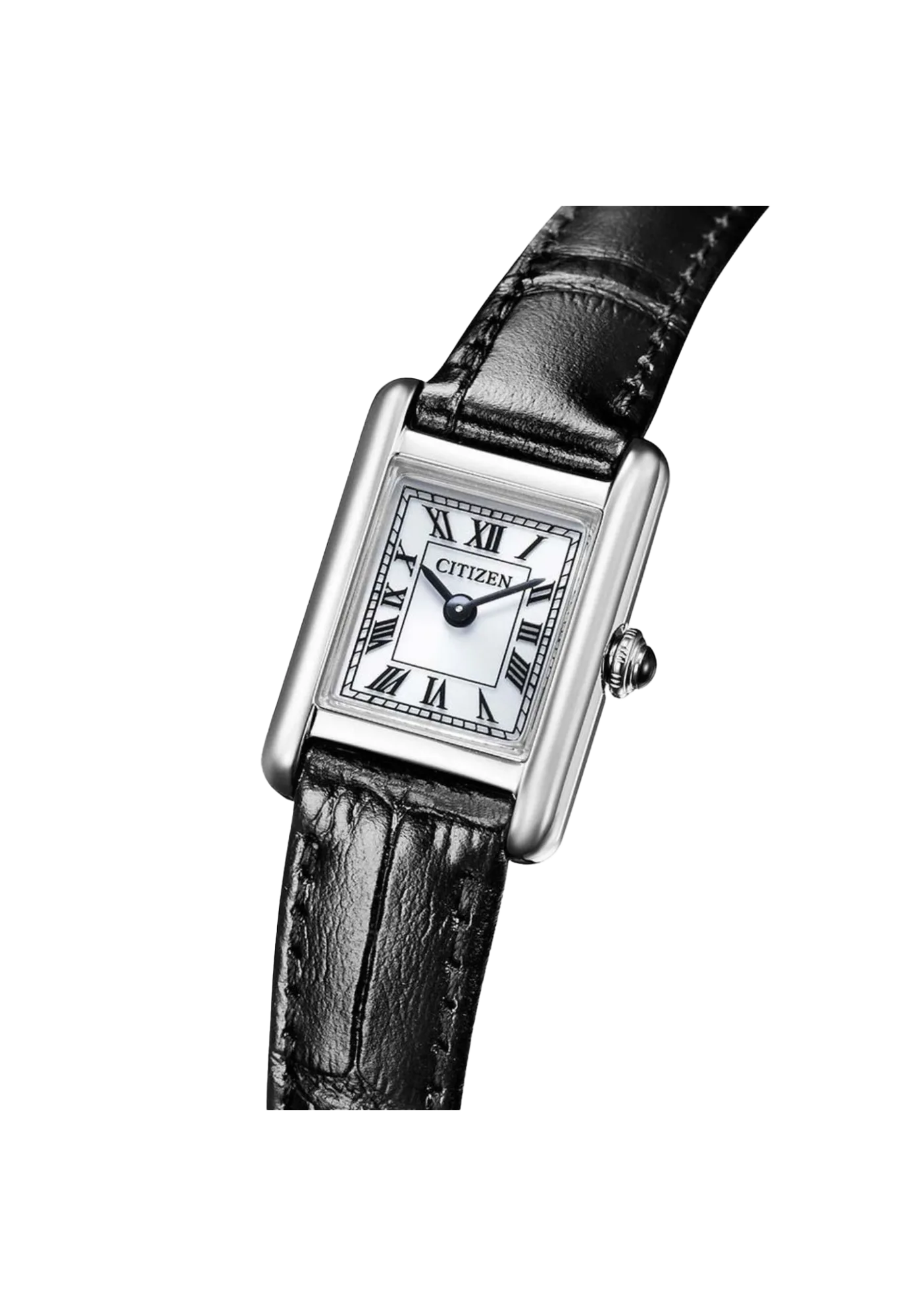 CITIZEN 星辰 LADY'S 方形復古 光動能女錶 EG2790-12A