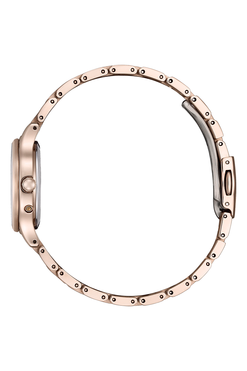 Citizen 星辰錶 限量櫻花限定玫瑰金光動能電波女錶 ES9498-77N