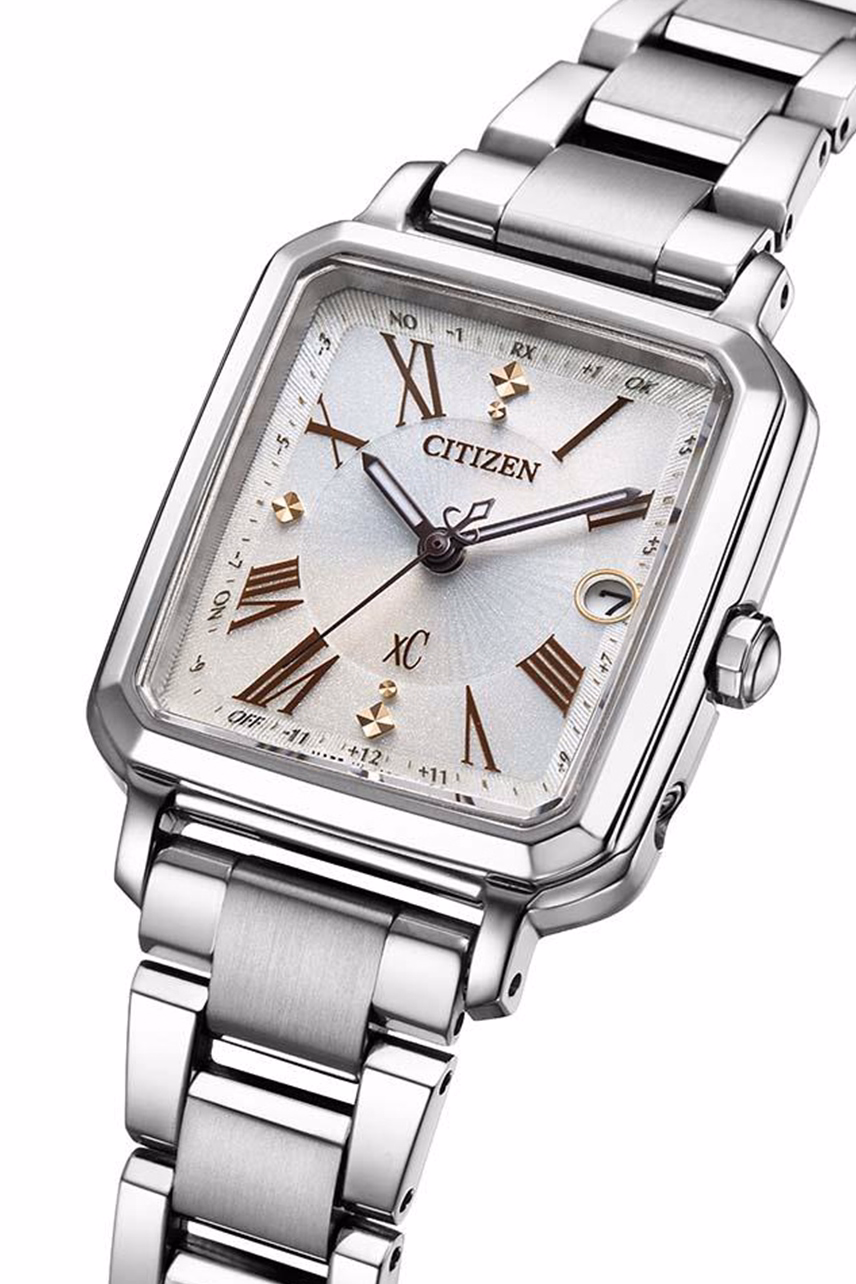 Citizen 星辰錶 XC 限量光動能電波女錶ES9500-51A