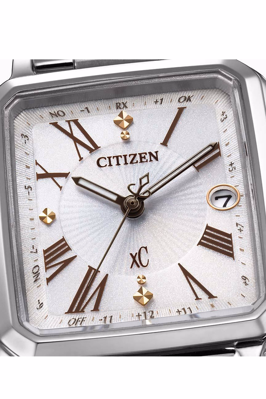 Citizen 星辰錶 XC 限量光動能電波女錶ES9500-51A
