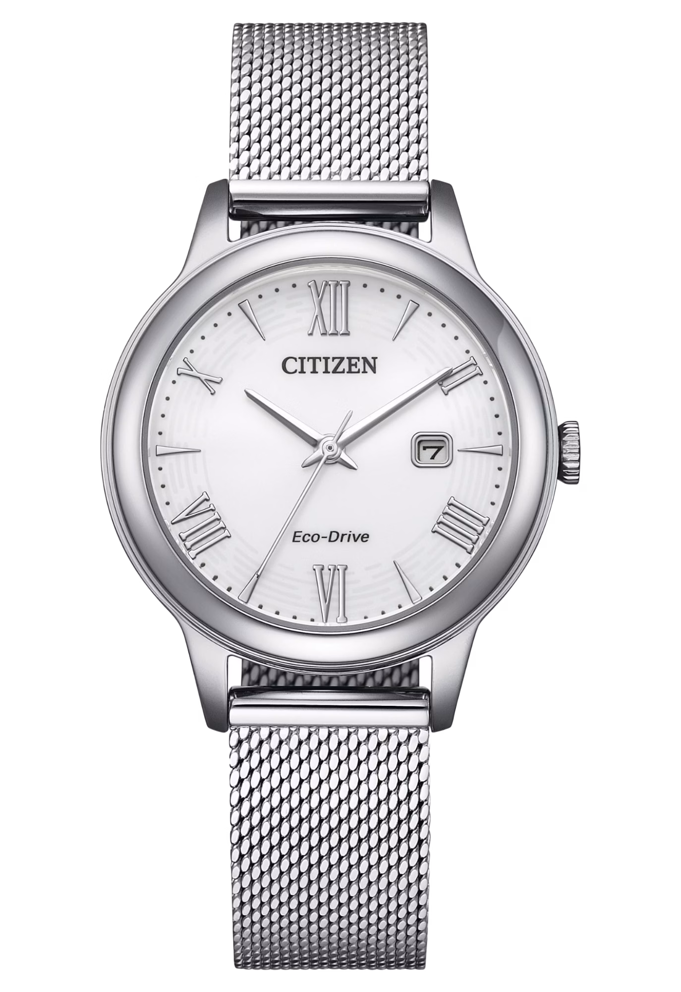 CITIZEN 星辰 LADY'S 優雅白面光動能女錶 EW2621-75A